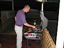 Malcolm cooking the barbie